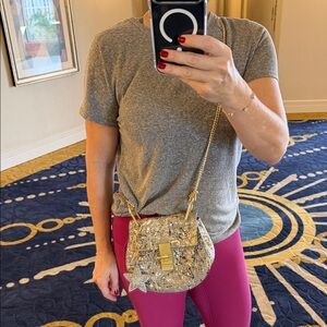 Anca Barbu Hand Painted Crossbody Bag